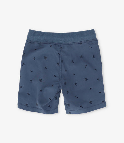 Bermuda niño con diseño 2 años / Azul