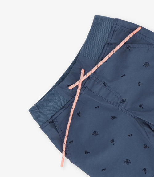 Bermuda niño con diseño 2 años / Azul