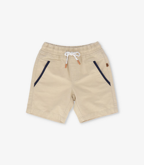 Bermuda niño con diseño 2 años / Beige