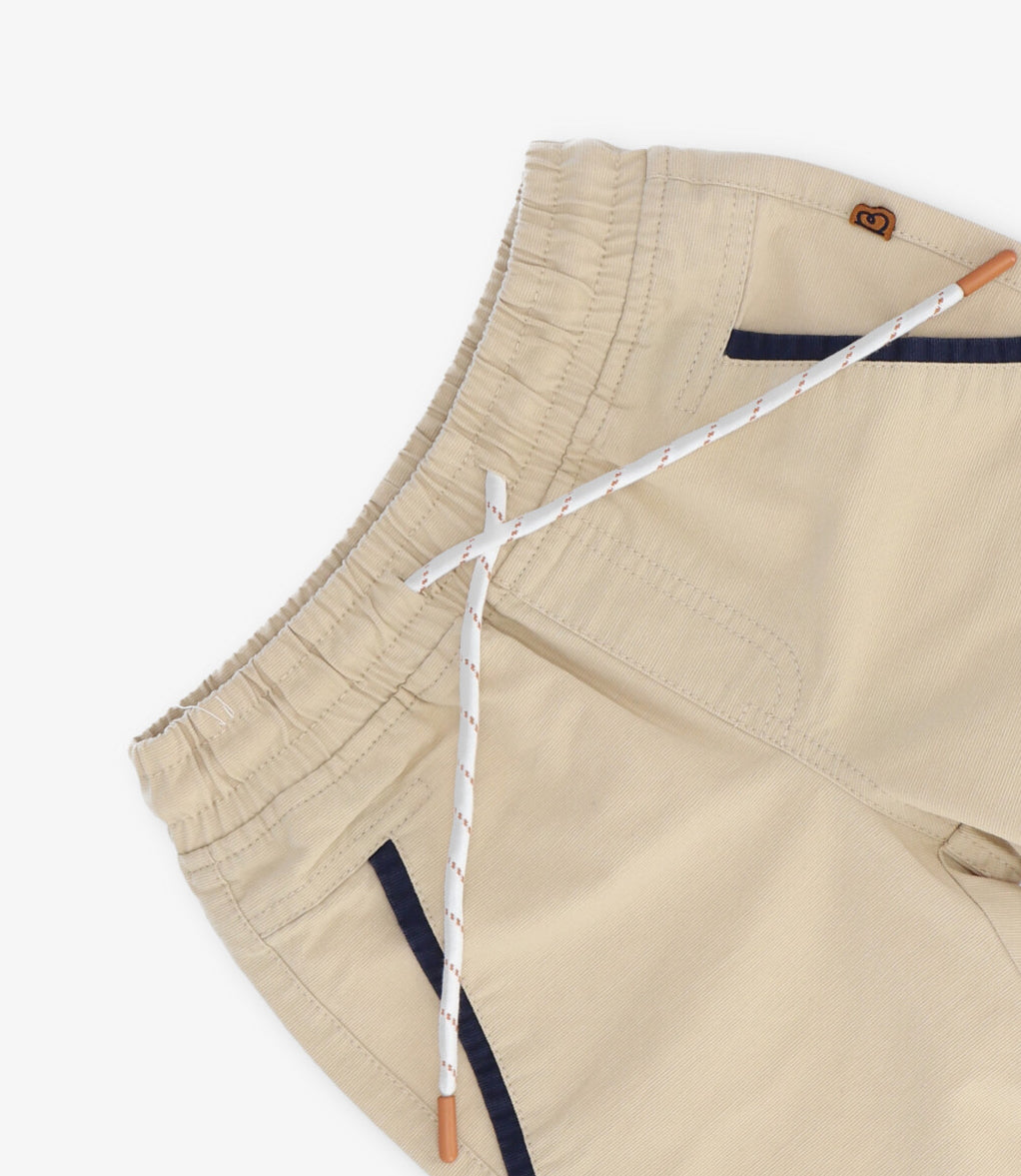 Bermuda niño con diseño 2 años / Beige