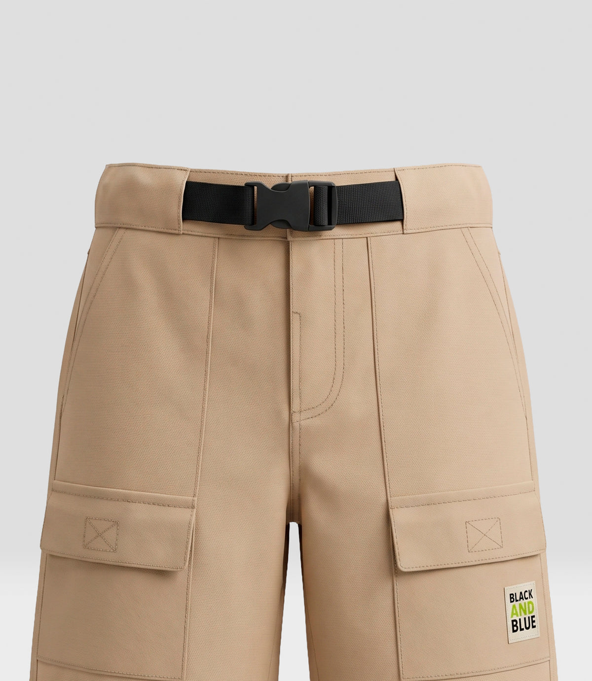 Bermuda niño cinturón 2 años / Beige