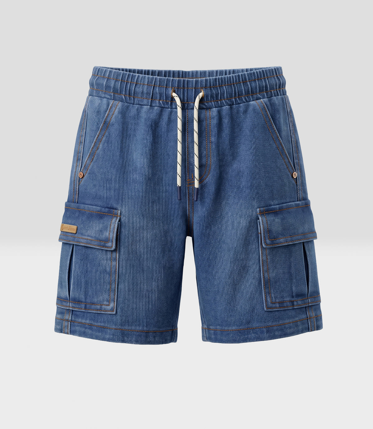 Bermuda niño cargo 4 años / Celeste