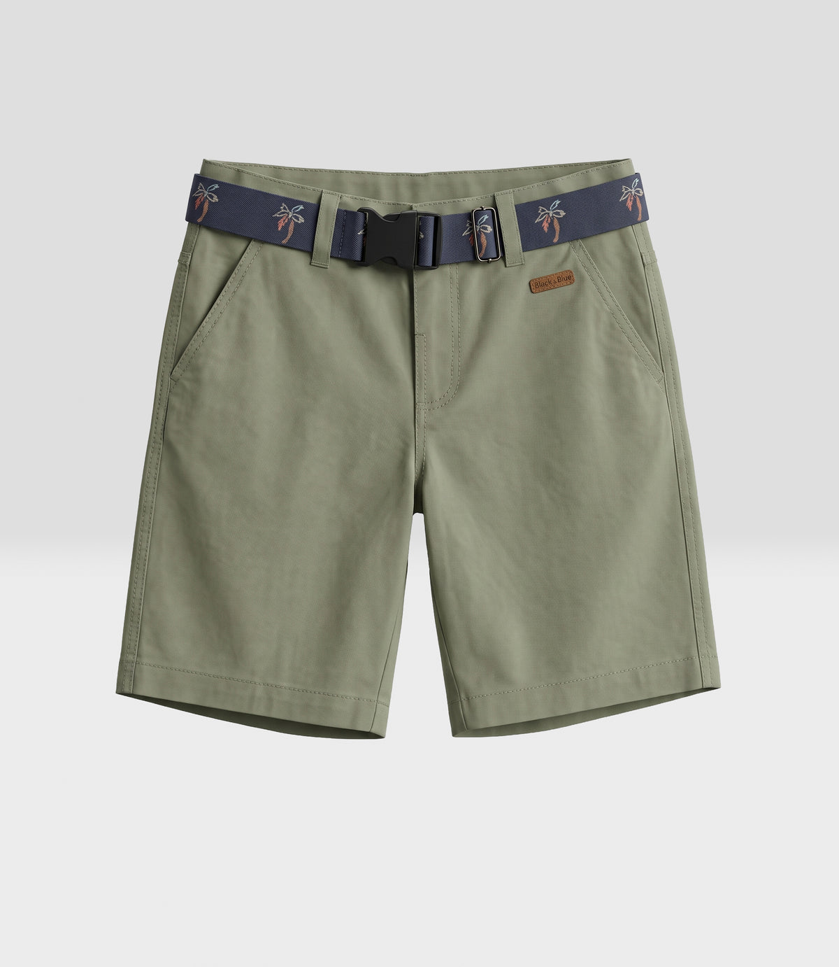 Bermuda niño con cinturón 2 años / Verde