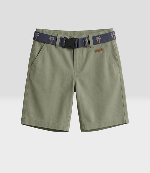 Bermuda niño con cinturón 2 años / Verde