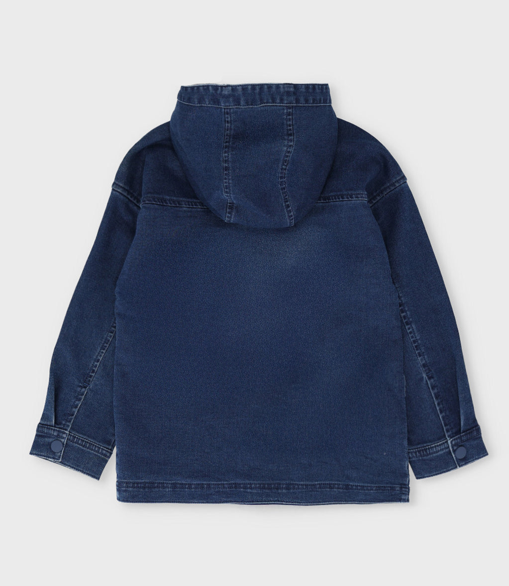 Camisa niño con gorro 2 años / Azul Marino