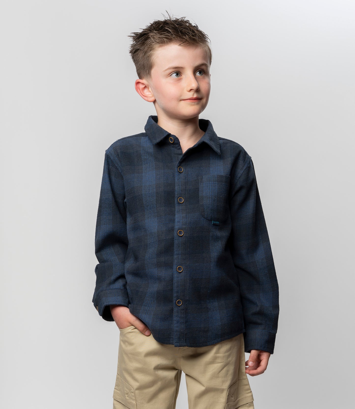 Camisa niño franela