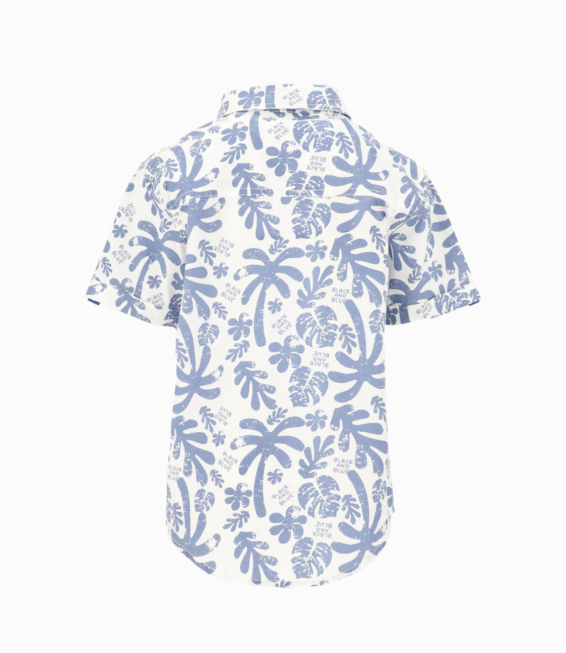 Camisa Niño Con Palmeras Y Hojas 2 años / Crudo