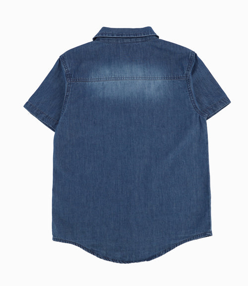 Camisa Niño De Denim 2 años / Azul Marino