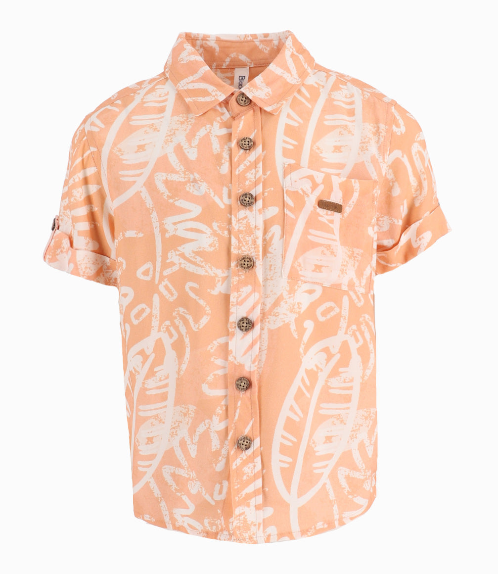 Camisa Niño Guayabera 2 años / Naranjo
