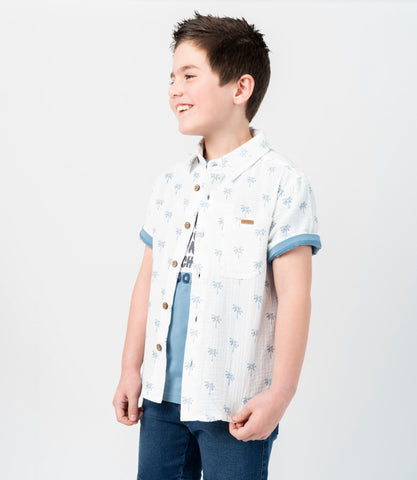 Camisa niño con palmera