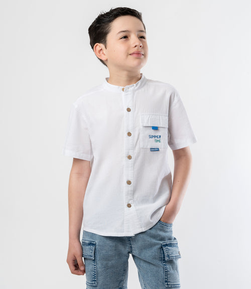 Camisa niño basica 2 años / Blanco