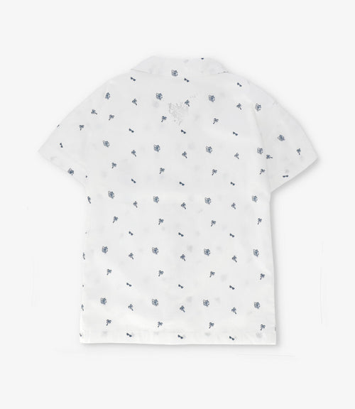 Camisa niño con diseño 2 años / Crudo