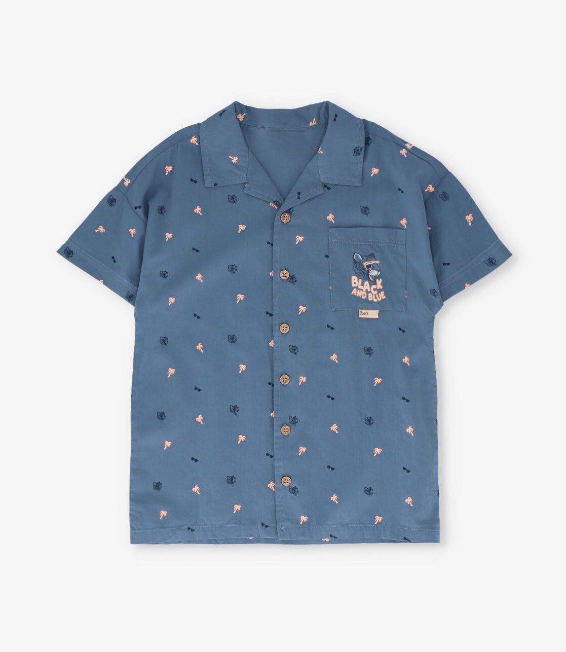 Camisa niño con diseño 2 años / Azul