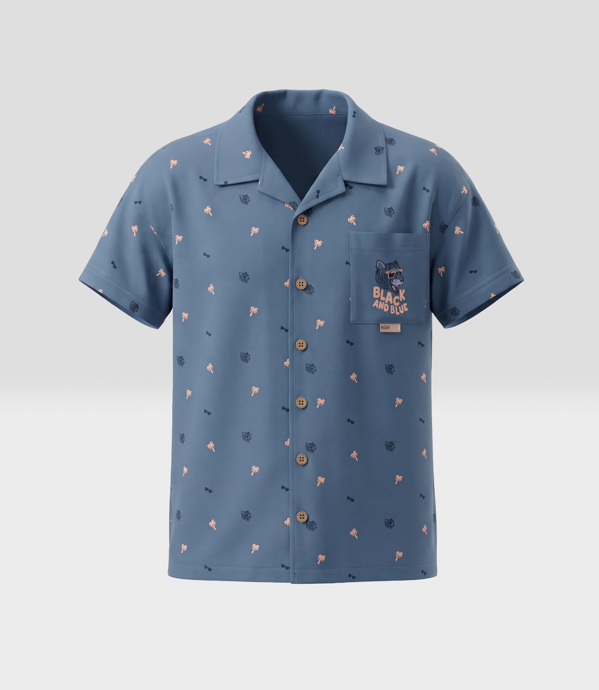 Camisa niño con diseño 2 años / Azul