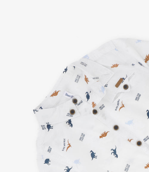 Camisa niño con diseño 2 años / Blanco