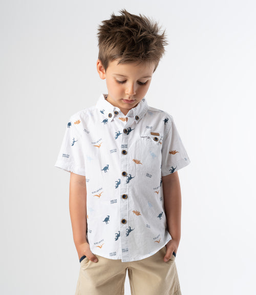 Camisa niño con diseño 2 años / Blanco