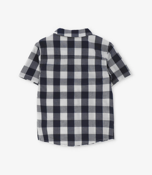 Camisa niño con cuadros 2 años / Azul Marino