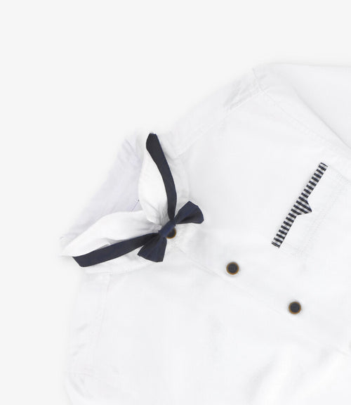 Camisa niño con humita 2 años / Blanco