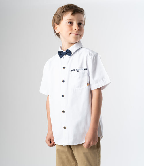 Camisa niño con humita 2 años / Blanco