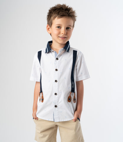 Camisa niño con suspensores