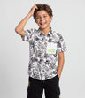 Camisa niño hojas