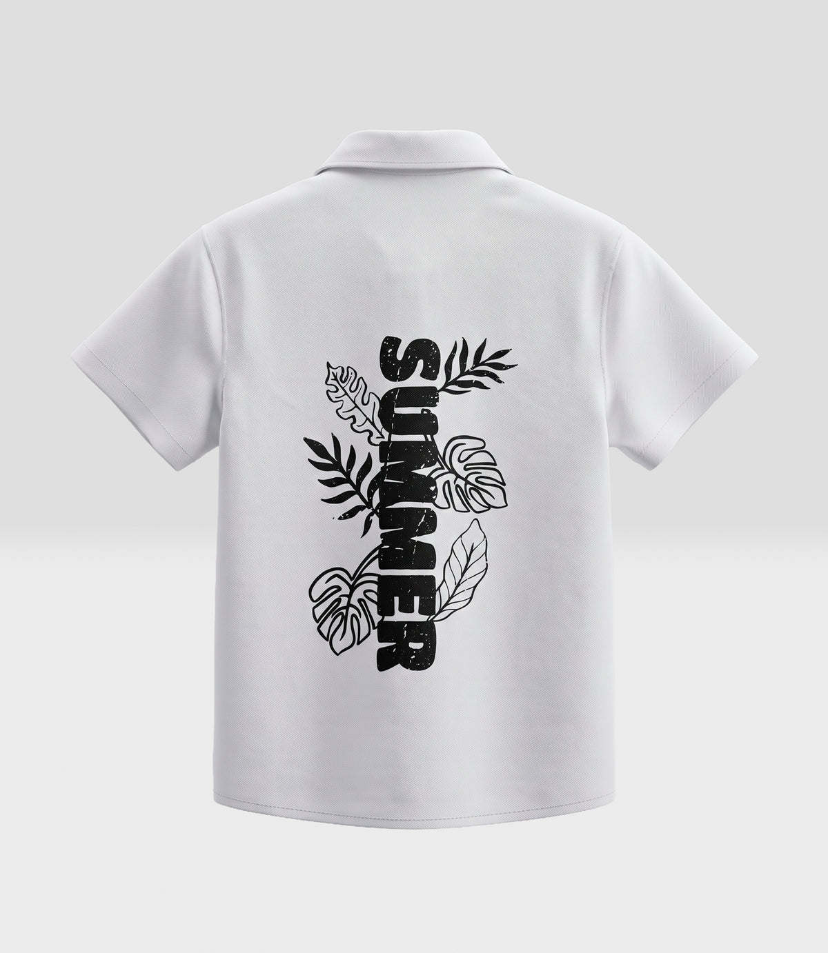 Camisa niño print espalda 2 años / Crudo