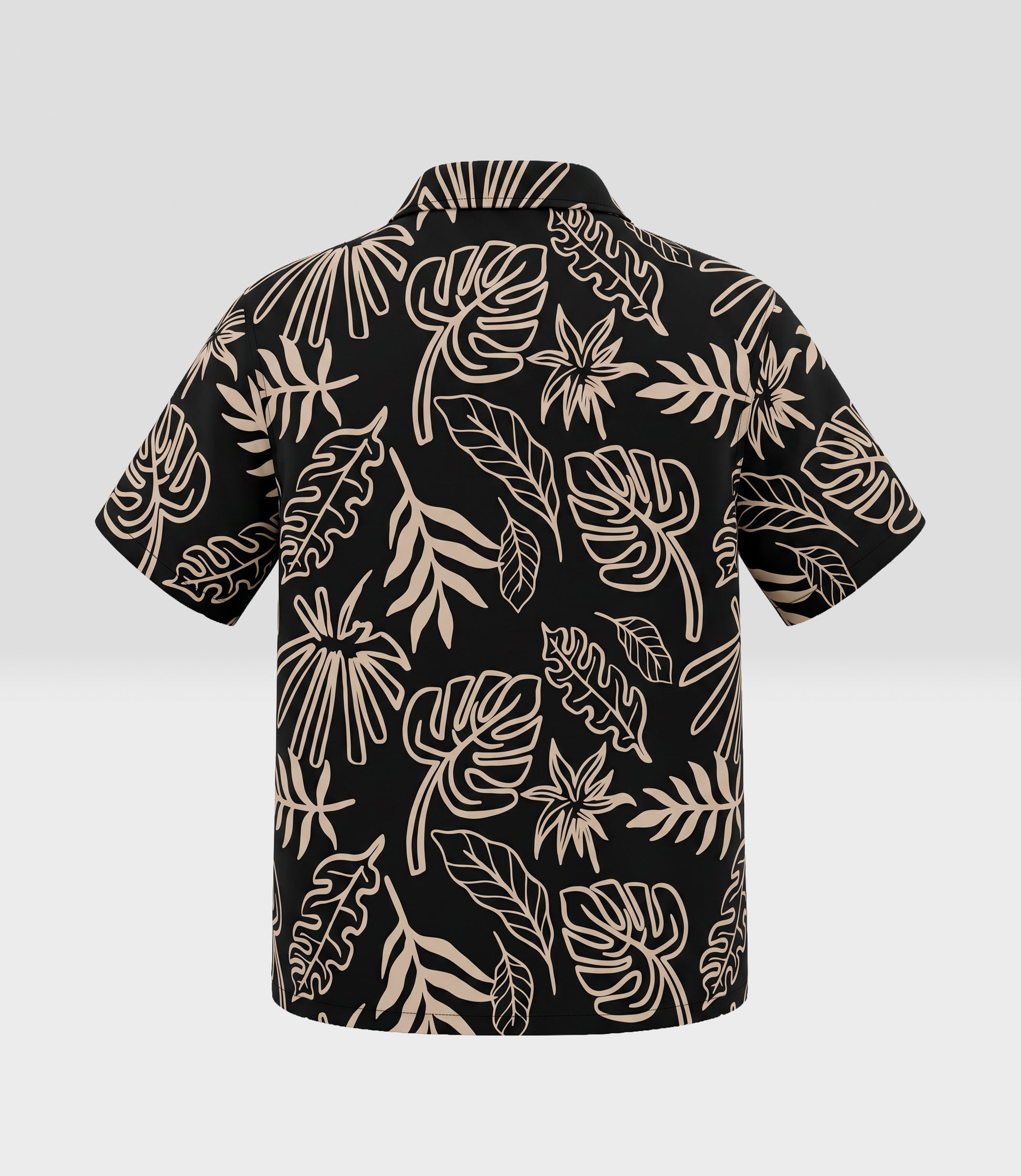 Camisa niño hojas 2 años / Negro