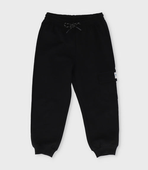 Pantalón de buzo niño jogger 2 años / Negro