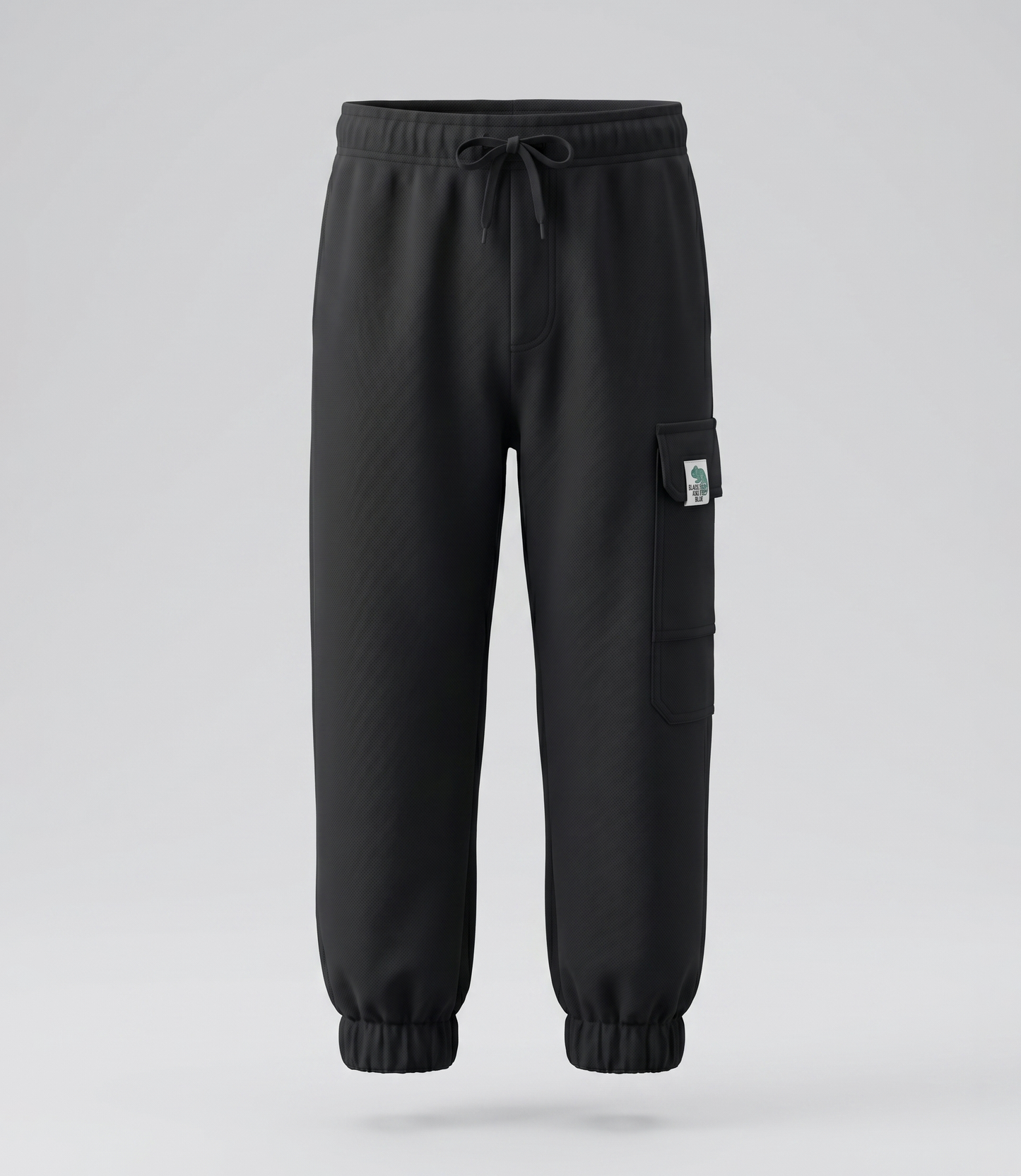 Pantalon de buzo niño jogger cargo 2 años / Negro