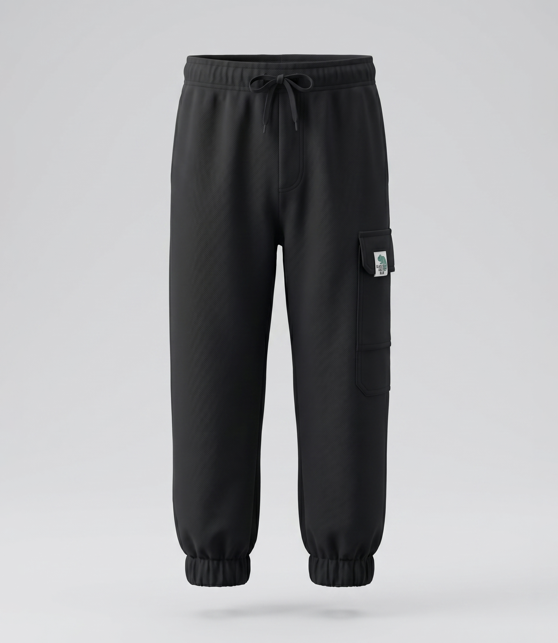 Pantalon de buzo niño jogger cargo 2 años / Negro
