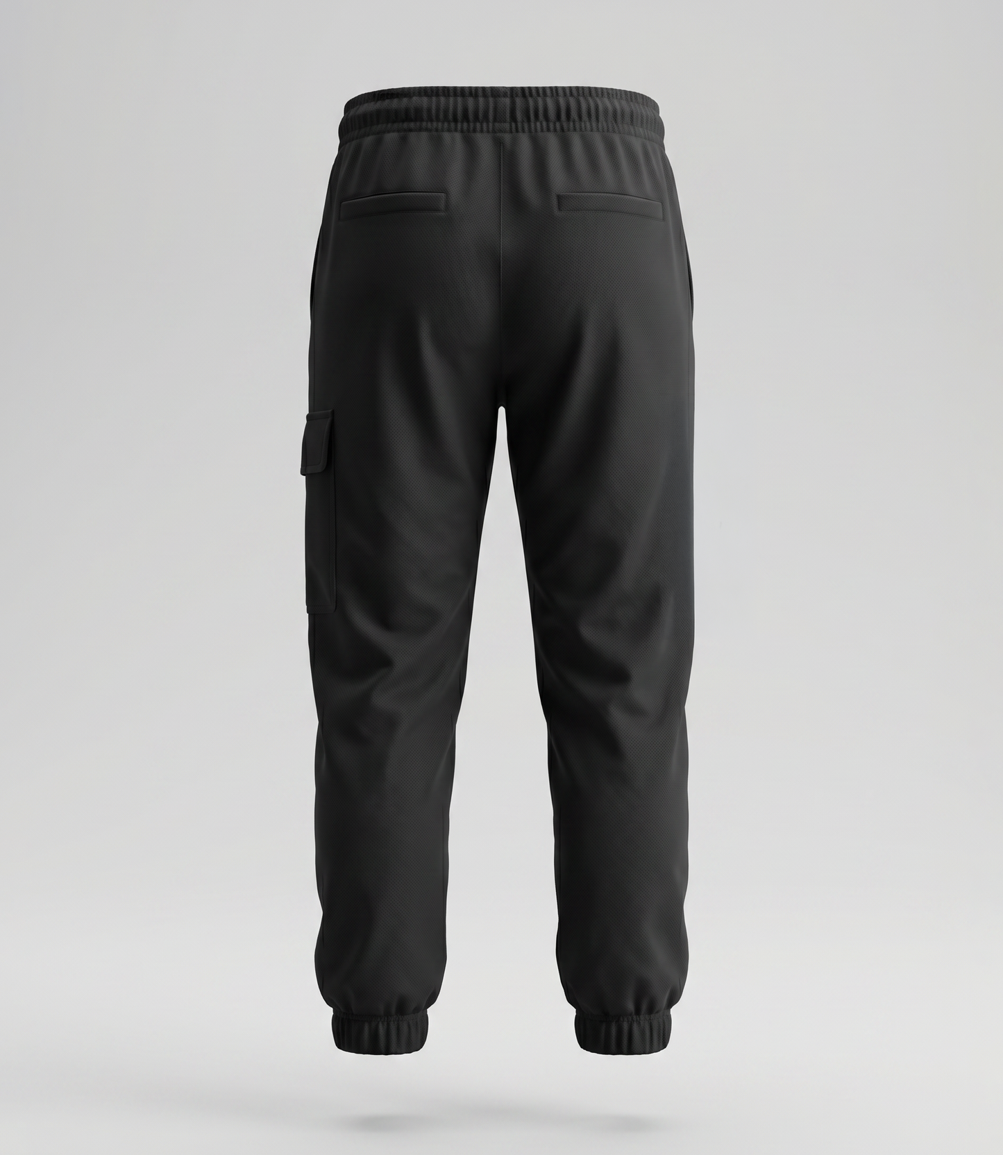Pantalon de buzo niño jogger cargo 2 años / Negro
