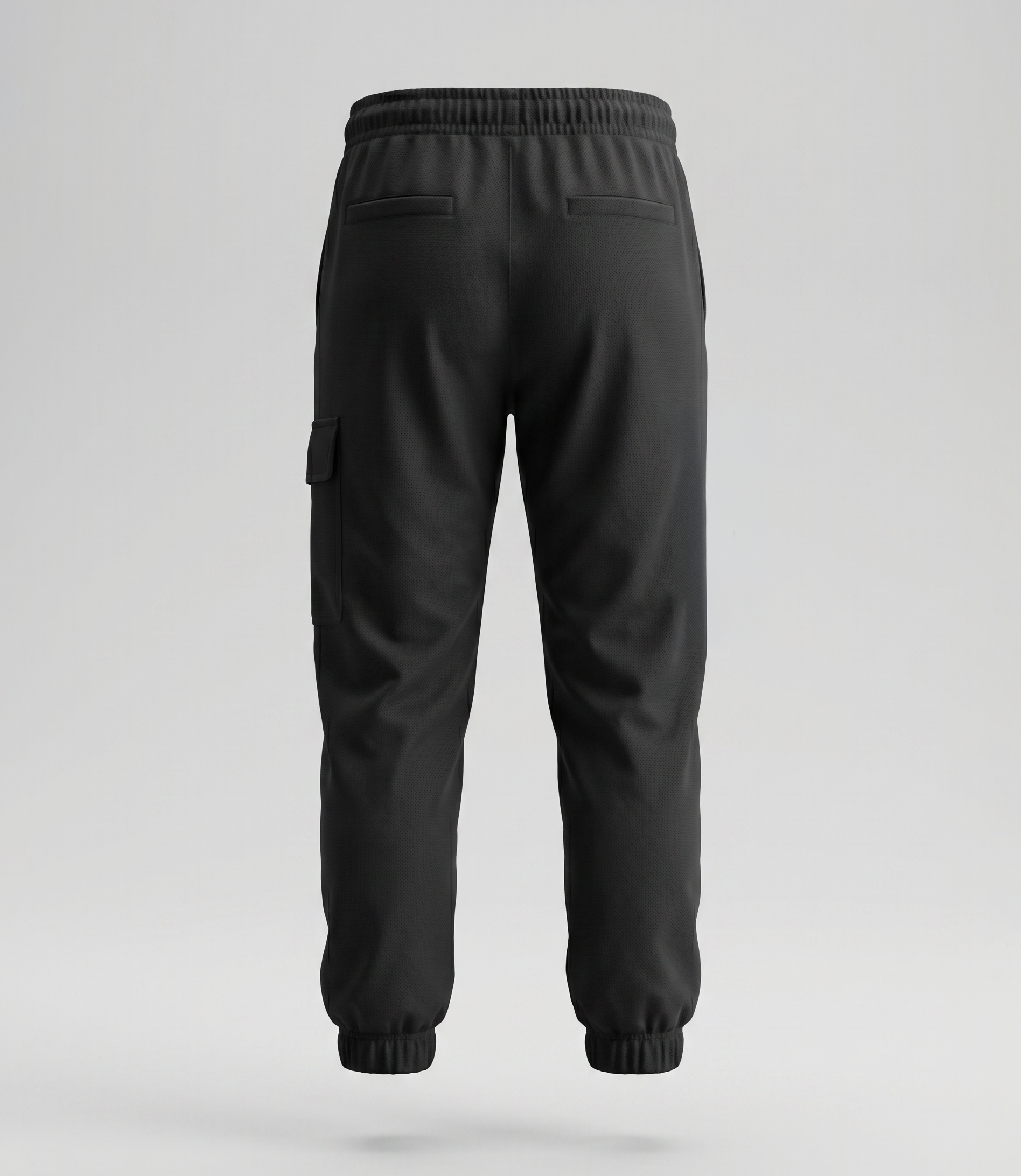 Pantalon de buzo niño jogger cargo 2 años / Negro