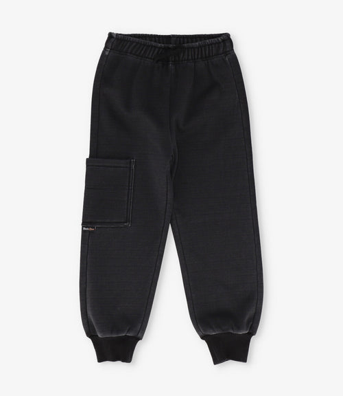 Pantalón de buzo niño jogger 2 años / Negro