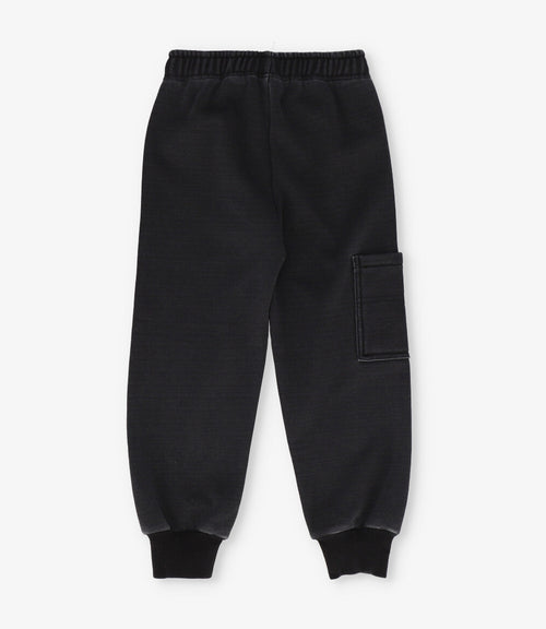 Pantalón de buzo niño jogger 2 años / Negro