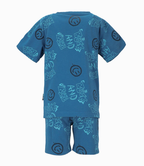 Pijama niño estampado 2 años / Azul Marino