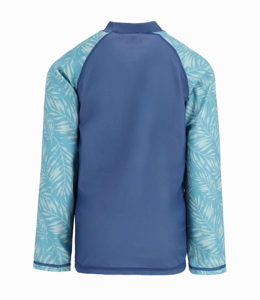 Polera De Traje De Baño Niño Con Olas 2 años / Azul Marino