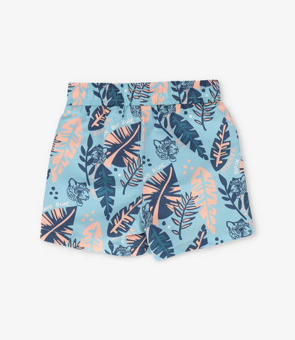 Traje de baño niño con hojas