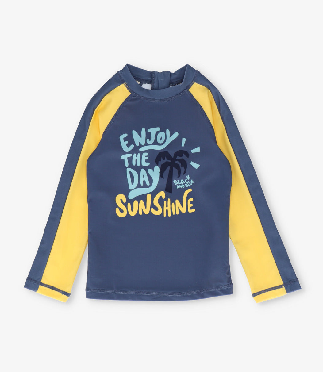Traje de baño niño polera 2 años / Azul