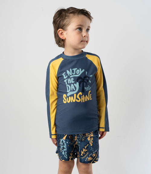 Traje de baño niño polera 2 años / Azul