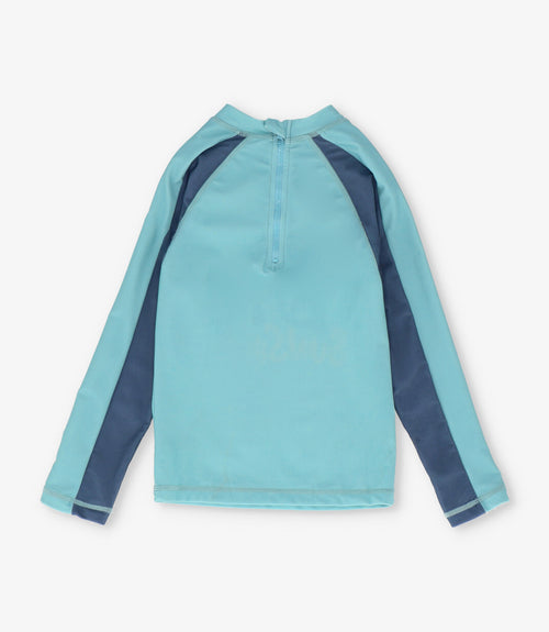 Traje de baño niño polera 2 años / Menta