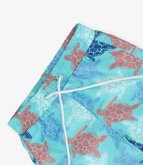 Traje de baño niño short 2 años / Menta