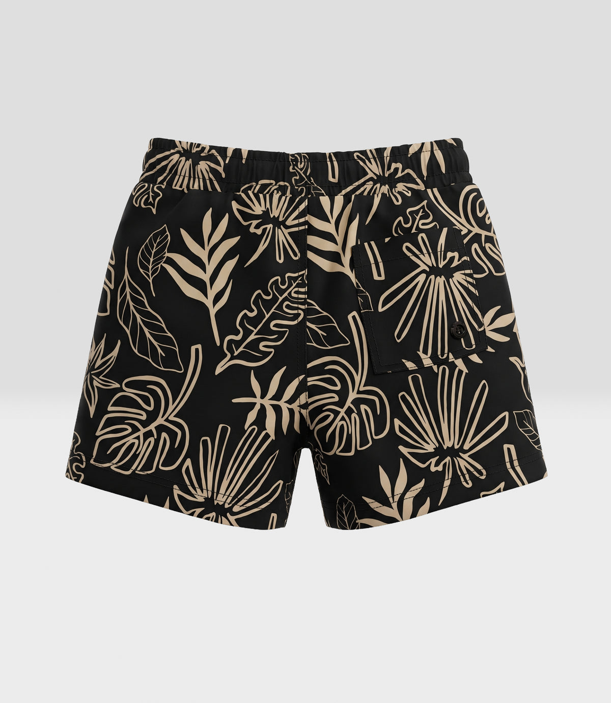 Traje de baño niño short 4 años / Negro
