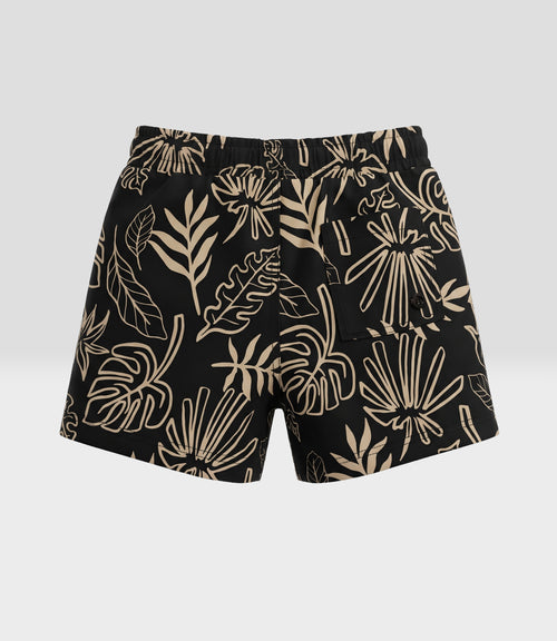 Traje de baño niño short 4 años / Negro