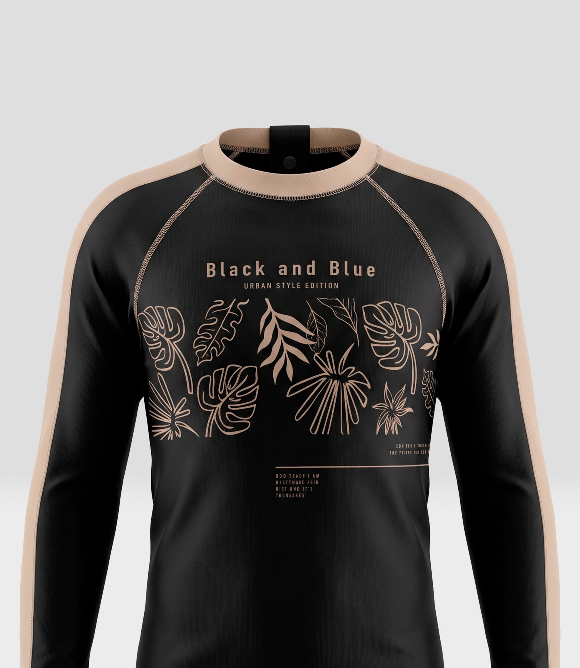 Traje de baño niño polera 2 años / Negro