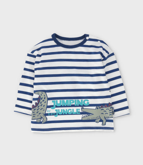 Polera bebé niño con bolsillo 3 meses / Azul Marino