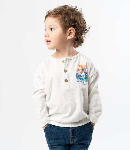 Polera bebé niño con palmera