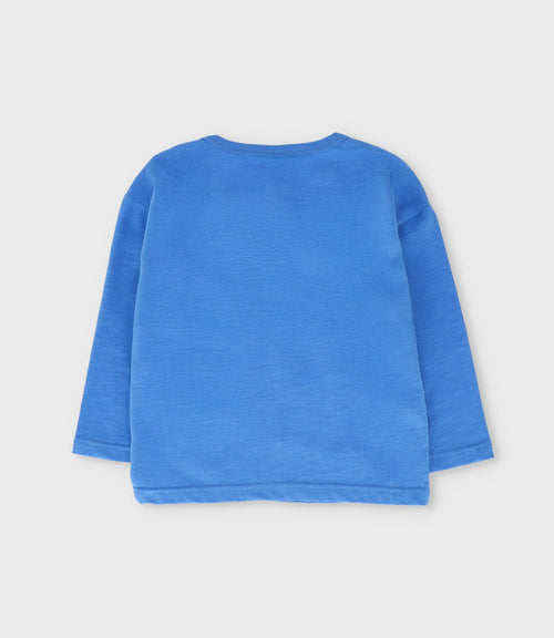 Polera bebé niño con palmera 3 meses / Azul