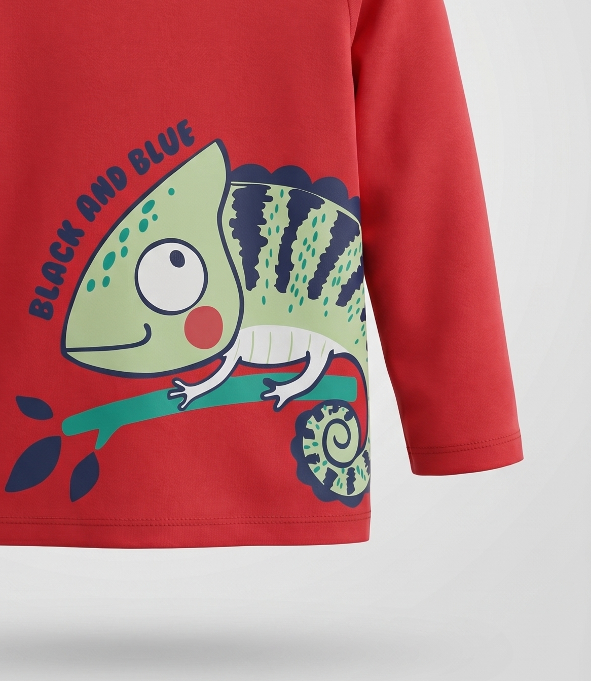 Polera bebé con camaleón 3 meses / Rojo