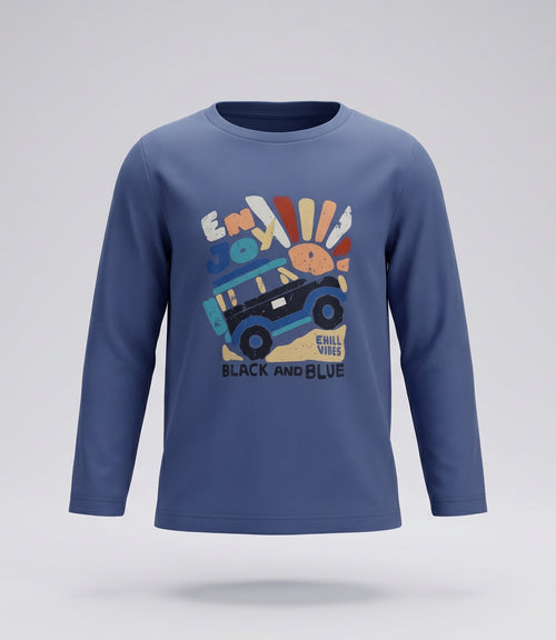 Polera bebé enjoy 3 meses / Azul