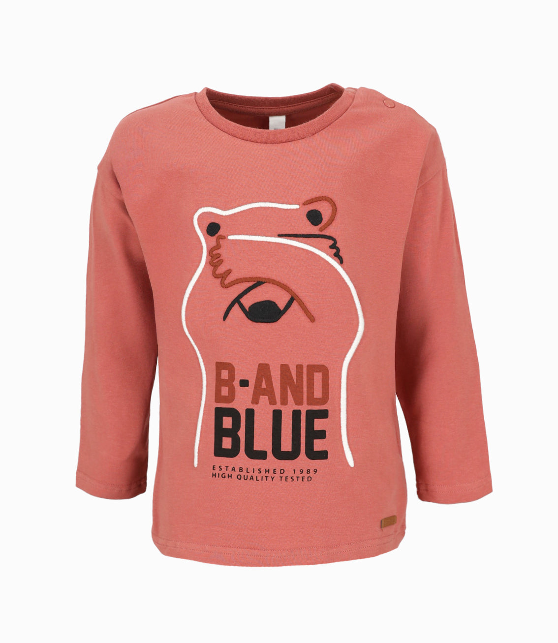 Polera bebé niño con oso 3 meses / Naranjo